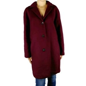 Banana Republic double face raglan overcoat